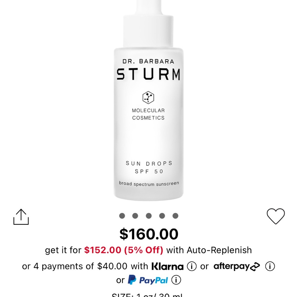 Dr. Barbara Sturm Sun Drops SPF 50